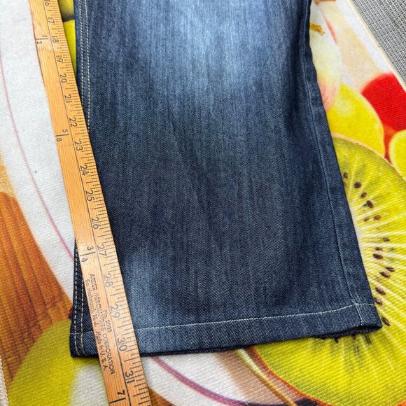 Ecko Unltd Mens Size 48 Blue Athletic Fit Dark Wash 5-Pocket Denim Jeans - Picture 9 of 11